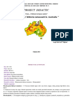 Proiect Calatoria În Australia