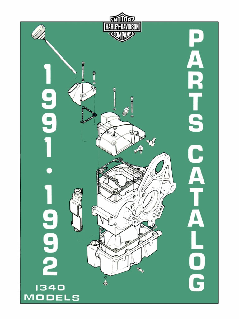 Harley Davidson 99450-92 Parts Manual 91-92 All 1340cc | PDF