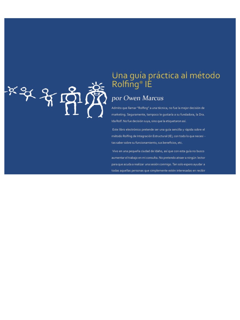 Qdoc - Tips Metodo Rolfing Libro | PDF | Estrés (biología) | Masaje
