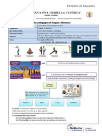 Ficha de Lengua y Literatura Del 31 de Enero Al 04 de Febrero de 2022