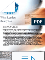 What Leaders Really Do