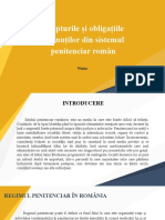 Drepturile și obligațiile deținuților din sistemul penitenciar român (3)