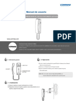 Commax DP SS Es Intercomunicador Audio Manual de Usuario Español