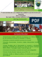 V Encuentro de Las Comisiones Ambientales Municipales" Exposición Marco Conceptual: Base Legal, Política Nacional Ambiental, Gestión Ambiental