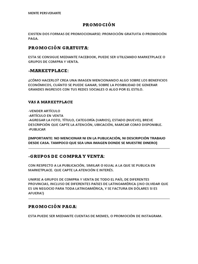 Estrategias de Promoción en Redes Sociales | PDF | Publicidad