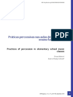 Praticas Percussivas Nas Aulas de Música Do Ensino Fundamental