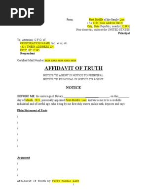 Affidavit