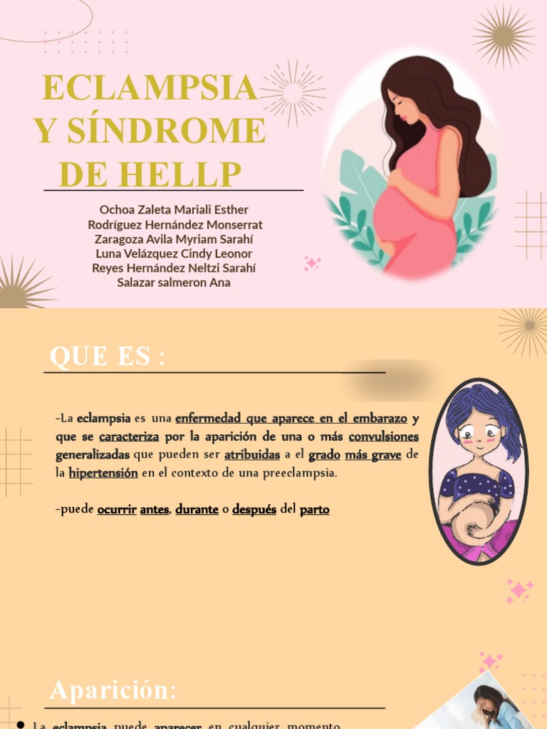Eclampsia y Síndrome de Hellp PDF