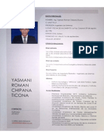 CV Yasmani Chipana