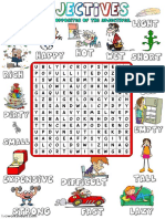 Adjectives Opposites Wordsearch