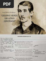 Cesário Verde - Num bairro moderno