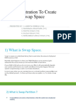 Demonstration To Create Swap Space