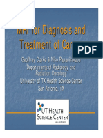 MRI For Diagnosis and Treatment of Cancer