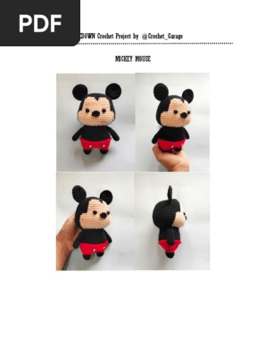 Crochet Garage - Mickey Mouse(1)