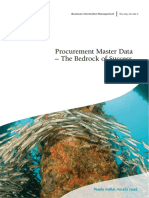 Procurement Master Data - The Bedrock of Success: Business Information Management