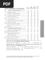 Haq Ser Spanish Questionnaire | PDF