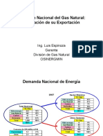 Situacion Nacional Del Gas Natural (Ing. Luis Espinoza) Osinergmin