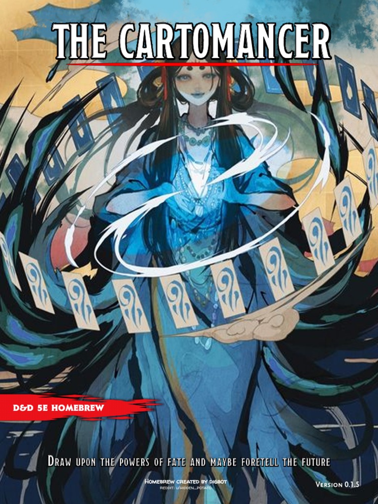 Cartomancer Class Overview for D&D 5E | PDF | Playing Cards | Divination