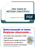 3 - Ejemplo METODO CIENTIFICO - Flores Paso A Paso