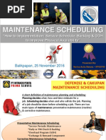 Maintenance Scheduling