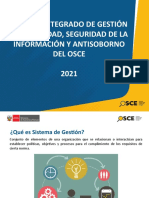 Sistema Integrado de Gestión del OSCE