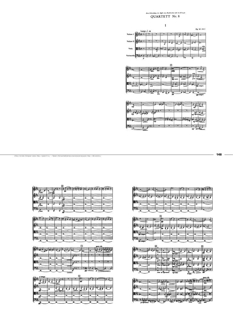 Dmitri Shostakovich String Quartet No. 8 in C Minor, Op