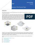 Filtering Facepiece Respirators FAQ: General Public: Technical Bulletin