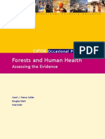 Forests and Human Health Assessing The Evidence