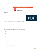 Nutrition Assessment Form