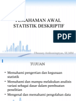 2 & 3. Pemahaman Awal Statistik Deskriptif