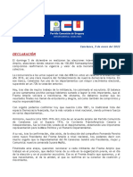 PCU Canelones - Declaración Elecciones FA