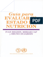 Guía Para Evaluar El Estado de Nutricion