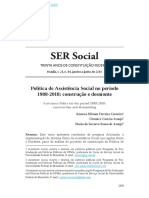 30 anos Política Assistência Social Brasil