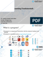 Programs and Programing