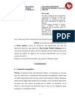 Error de tipo absolvió violación menor