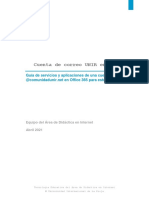 Guía de Cuenta de Correo Office 365 para Estudiantes | PDF | Microsoft  Office | Software de la aplicacion