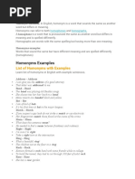 1000 Homophones with Meanings PDF | PDF