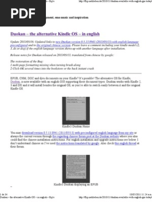 Duokan The Alternative Kindle Os In English Flip S Amazon Kindle Digital Technology