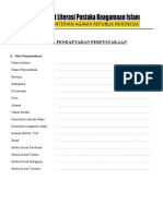 Format Pendaftaran Perpustakaan