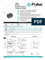T1/E1/Cept/Isdn-Pri Interface Modules: Dual Surface Mount Transformer Modules, 1500 VRMS, Extended Temperature Range