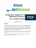 D-Link NetDefend Firewall Configuration Examples