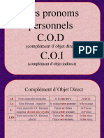 Les Pronoms Personnels Cod Et Coi Exercice Grammatical Feuille Dexercices Fiche Peda - 97591