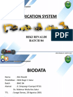 LUBRICATION SYSTEM - RIKI RINALDI BATCH 84 Kurang Foto