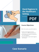 Hand Hygiene in The Healthcare Setting: Ray Anne Labra-Pepito, MSN, RN