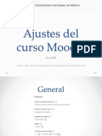 Ajustes Del Curso