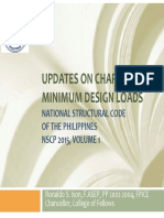 Updates On Chapter 2: Minimum Design Loads: National Structural Code of The Philippines NSCP 2015, Volume 1