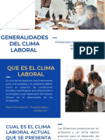 Generalidades Clima Laboral - Edwar Duque L.
