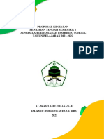 PROPOSAL PTS SEMESTER 1 AlWasilah Lilhasanah Boarding School Tahun Pelajaran 2021-2022-2