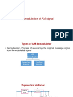 Demodulation of AM Signal