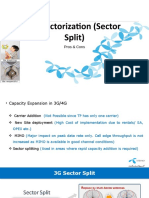 3G Sectorization Sector Split